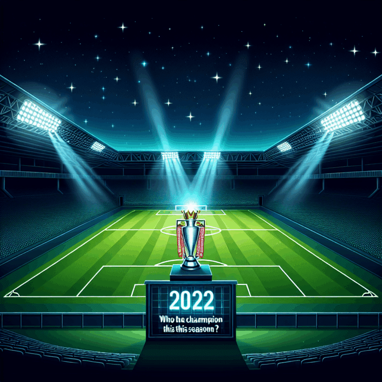 Kedudukan EPL 2022: Siapa Juara Musim Ini?